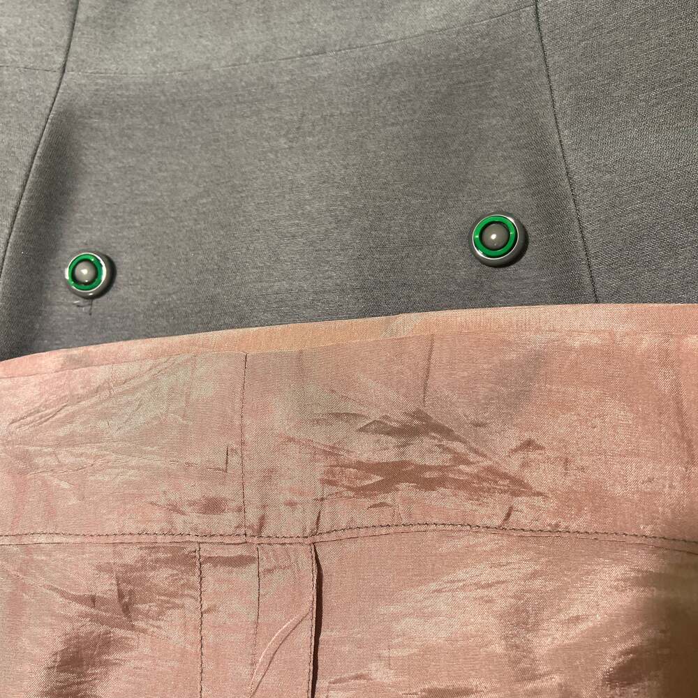 Vintage 1960s Wool Dress Suit with Cropped Jacket - Picture 13 of 16